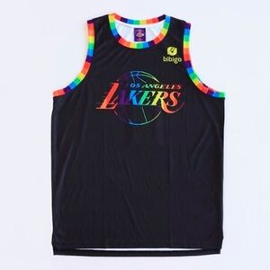 NBA Los Angeles Lakers 2022 Pride Night Jersey Shirt LGBTQIA+ Men Women Unisex